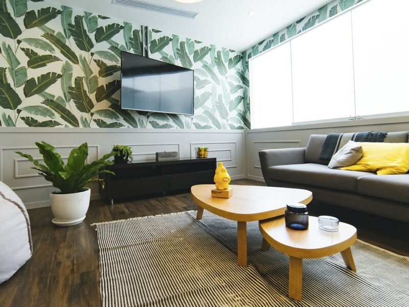 Tegels kan je op de wanden van het interieur toevoegen
